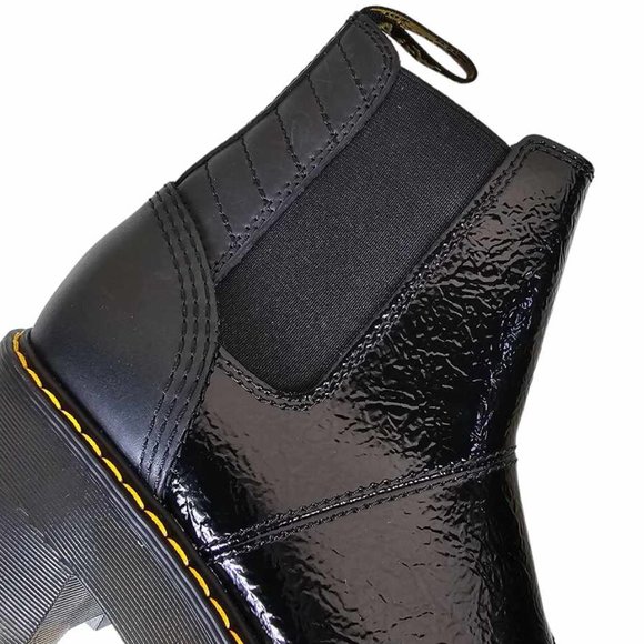 NEW Dr. Martens Black Patent Leather Chelsea Boots Rozalie  Size 7 - Picture 8 of 14
